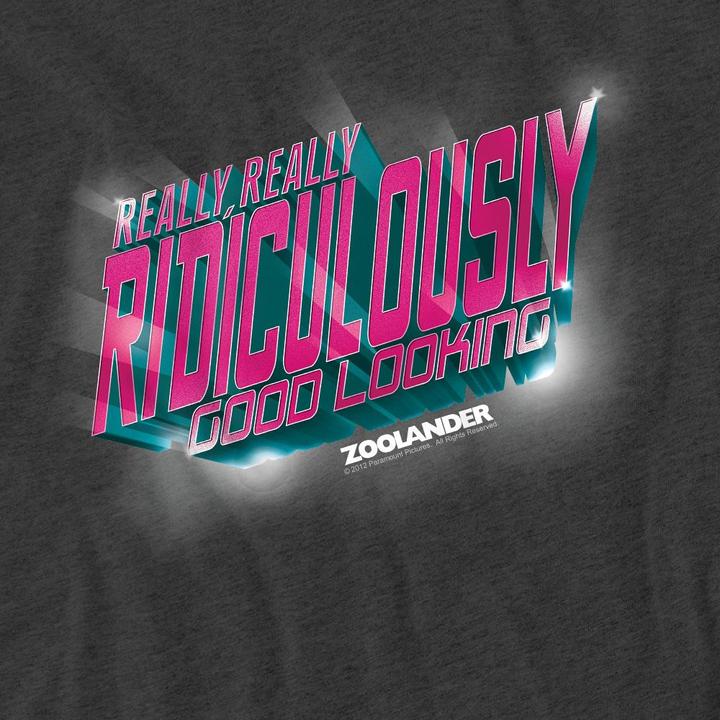 Immagine prodotto Zoolander Ridiculously Good Looking Maglietta Adulto Unisex (XL)