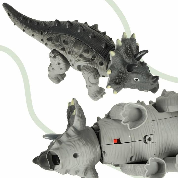 Image du produit Kik Laufender Dinosaurier Triceratops mit Licht und Geräuschen