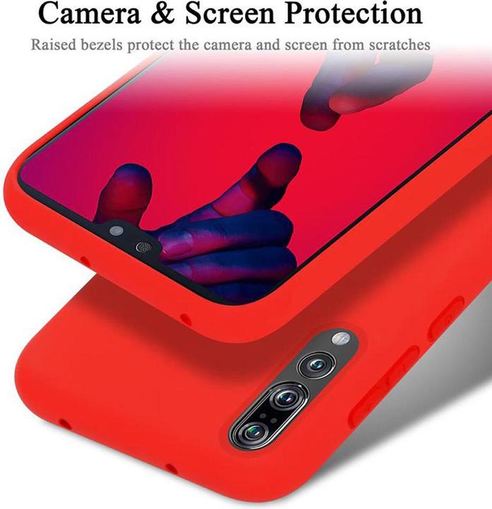 Actual product image Cadorabo TPU Liquid Silicone Case Cover (Huawei P20 Pro, Huawei P20 Plus)