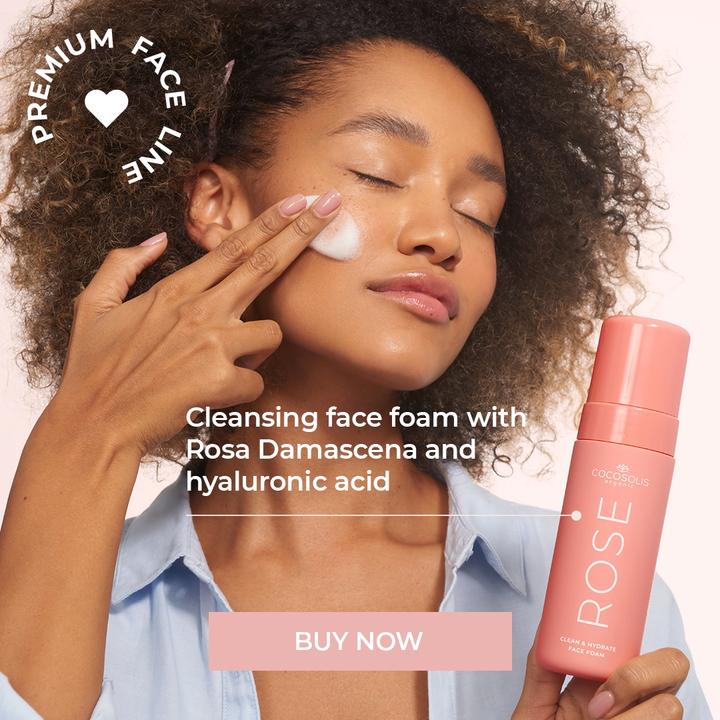 Actual product image Cocosolis Natural Face Care ROSE Cleansing & Hydrating Face Foam (Foam, 150 ml)
