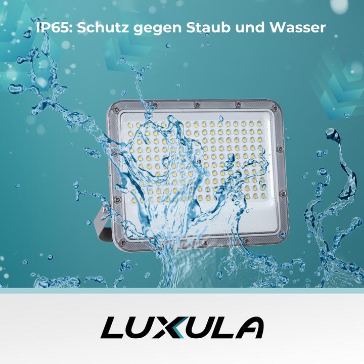 Image du produit Luxula LED-Fluter, EEK: E, 100W, 12000lm, 4000K, IP65, grau (12000 lm, IP65)