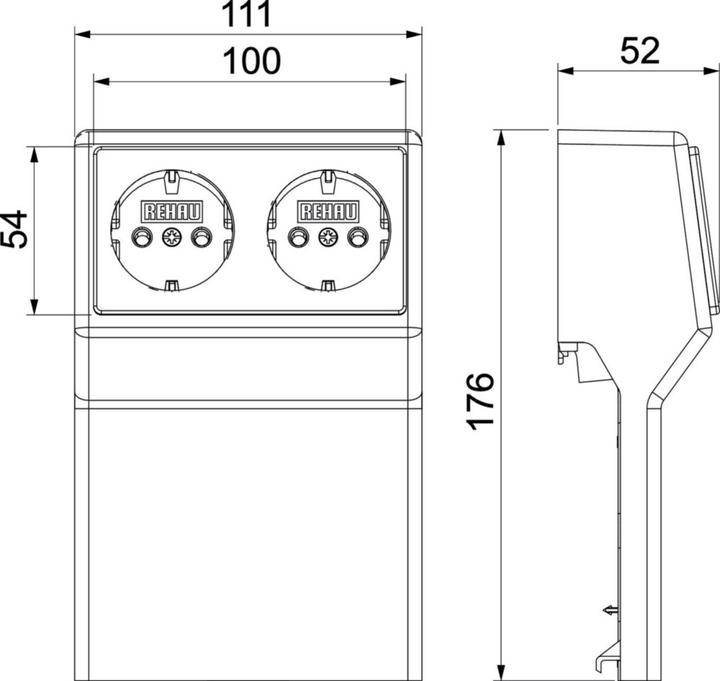 Produktbild Rehau SL Gerätetank (2 cm)