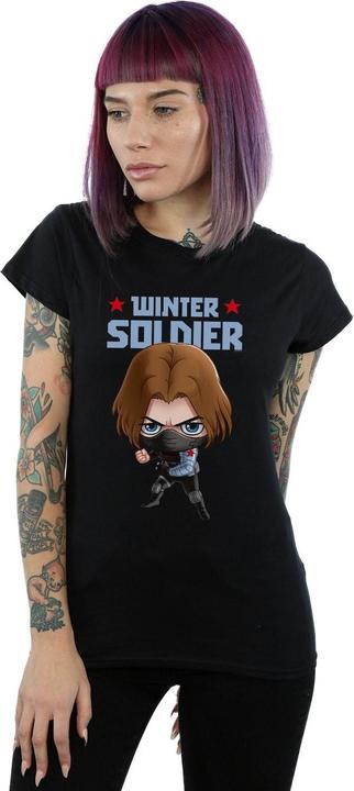 Image du produit - T-shirt WINTER SOLDIER BUCKY TOON - Femme (XL)