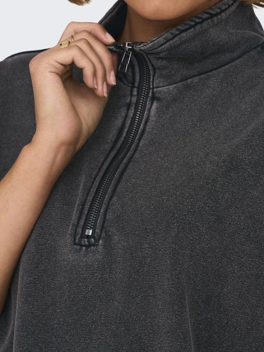 Produktbild Only Normal geschnitten Hoch geschlossen Tief angesetzte Schulter Sweatshirt Sweatshirt (M)