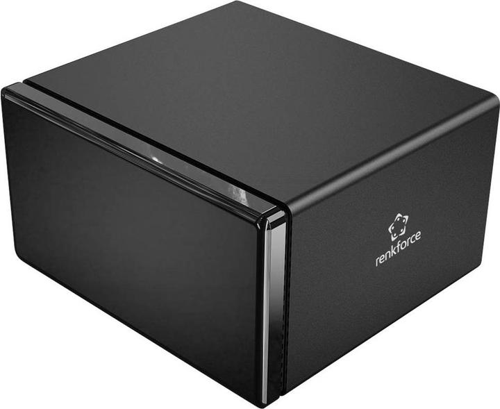 Actual product image Renkforce RF-6647854 8.9 cm (3.5 Zoll) Festplattengehäuse 8 Bay 3.5 Zoll USB-A ( (3.5")