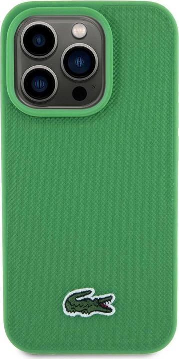 Image du produit Lacoste LCHMP15XPVCN iPhone 15 Pro Max 6.7" zielony/green étui rigide Iconic Petit Pique MagSafe (Apple iPhone 15 Pro Max)