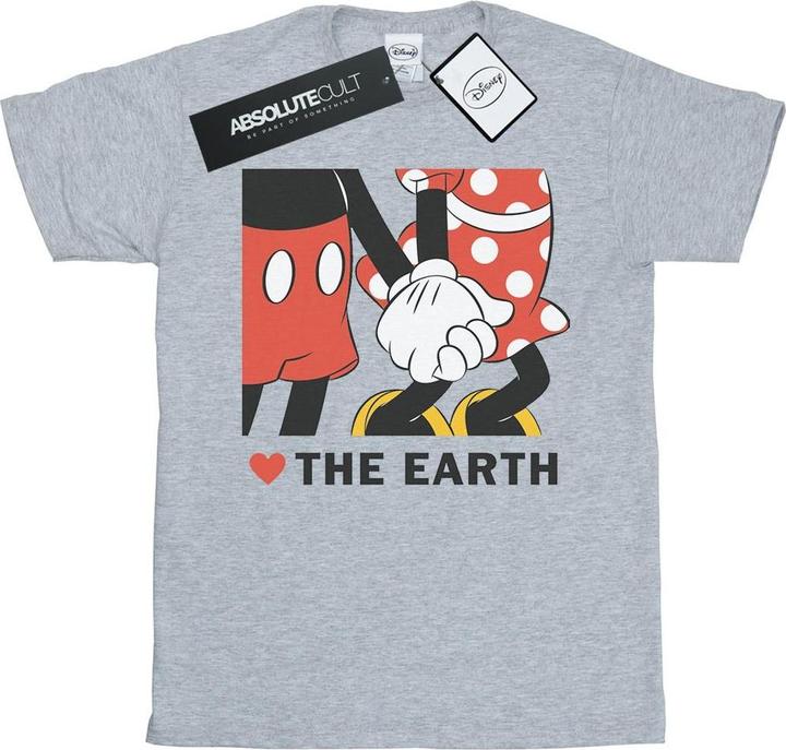 Immagine prodotto Disney Mickey Mouse Heart The Earth Maglietta Uomo (3XL)