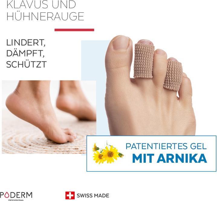 Produktbild Poderm Zehenschutzverband für Klavus/Hühneraugen (Druckentlastung, 202.50 ml)