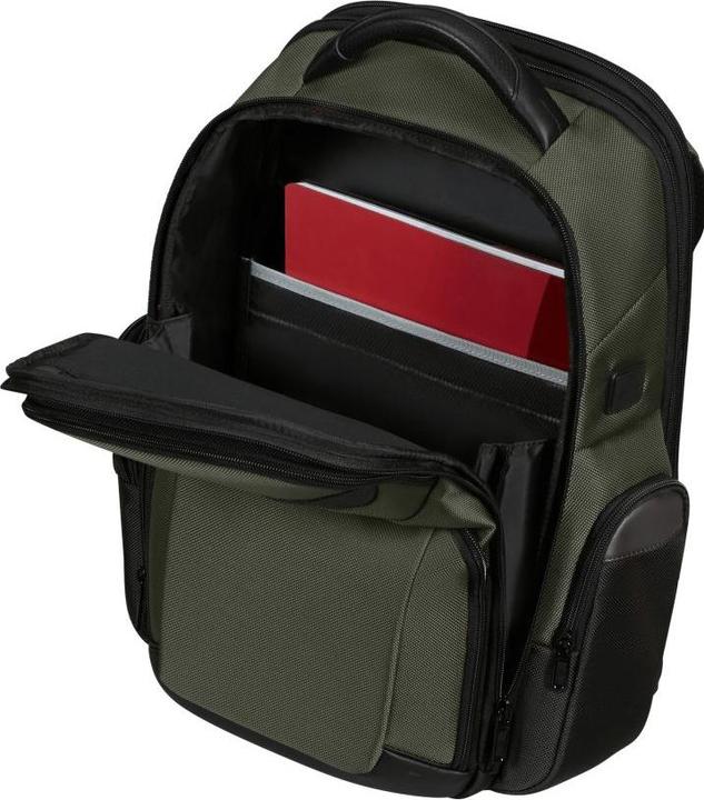 Image du produit Samsonite Laptoprugzak - Pro-Dlx 6 15.6 inch Uitbreidbaar 21/26 l - Green (15.60")