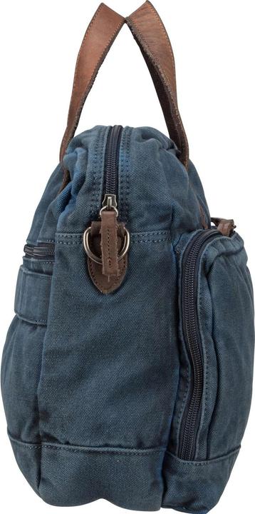 Actual product image Greenburry Briefcase Vintage Aviator 5893 Business Bag Blue Edition (15.75", Universal)
