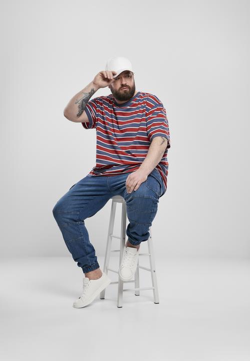 Immagine prodotto Urban Classics Tee a righe da tavola oversize tinta in filo (M)