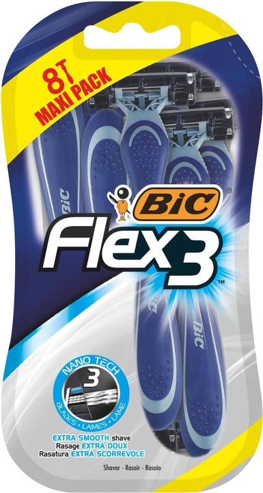 Immagine prodotto Bic Rasoio monouso Flex3 8 pezzi.