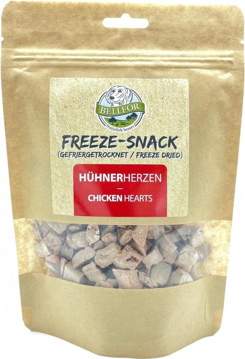 Bellfor Treat freeze snack chicken hearts, 50 g (Adult, 1 pcs., 50 g)