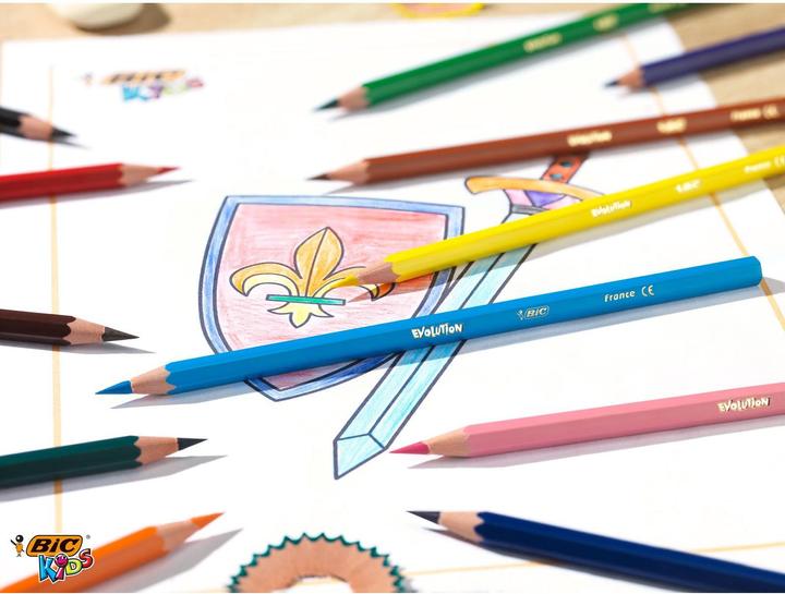 Immagine prodotto Bic Matite colorate Ecolution Evolution per bambini (Multicolore, 36 x)