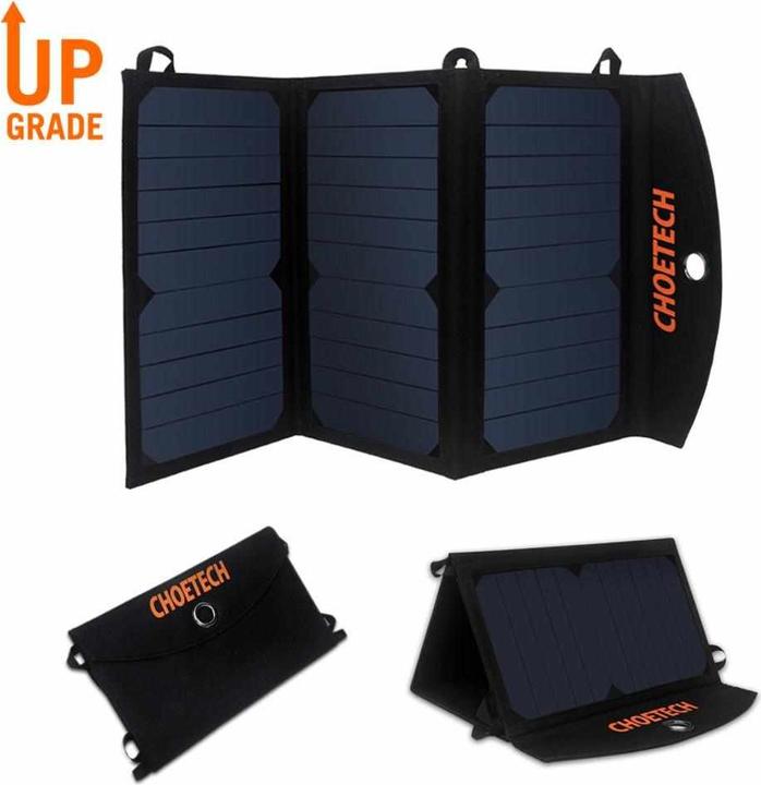 Image du produit Choetech Chargeur solaire USB (19 W, 0.48 kg)