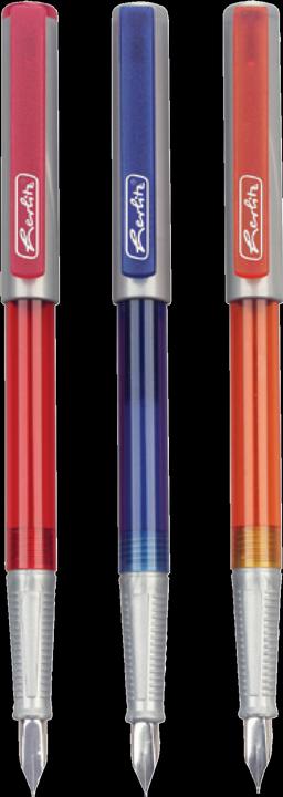 Produktbild Herlitz Füllfederhalter Basic M mittel-gerade blau (Farbig sortiert, 1 x)