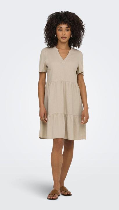 Actual product image Only Regular fit V-neck Short dress Bell-shaped dress (M)