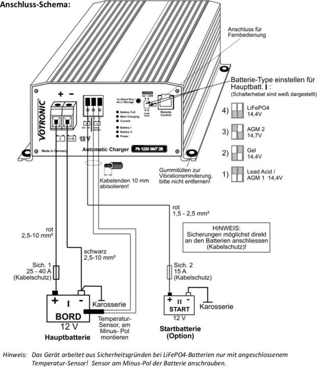 Immagine prodotto Votronic 3101 Pb 1220 SMT 2B 12V 20A Caricabatterie"" (12V, 20 A)
