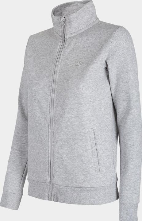 Actual product image 4F Bluza damska H4Z22-BLD351 Chłodny jasny szary melanż r.S (27)