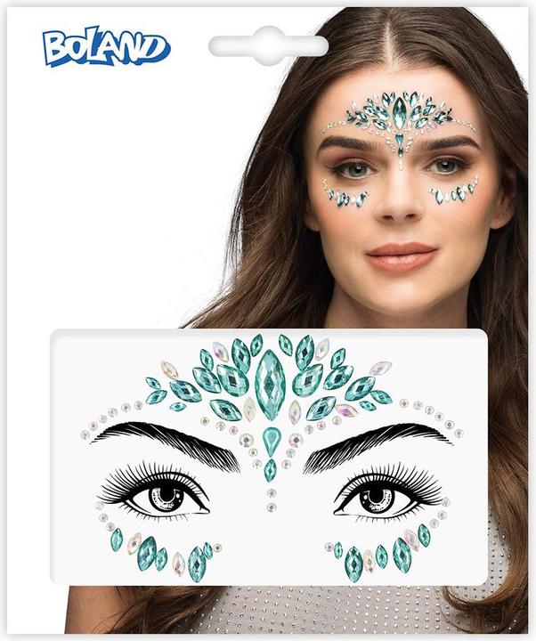 Actual product image Boland Gesichtsschmuck Strasssteine Emilia