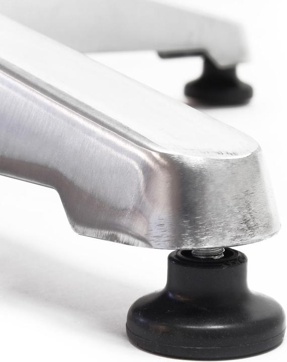 Actual product image Wiltec Height-adjustable bar table 70/110 cm Ø60 cm 2in1 aluminium bistro table Bar table (60 x 60 x 110 cm)