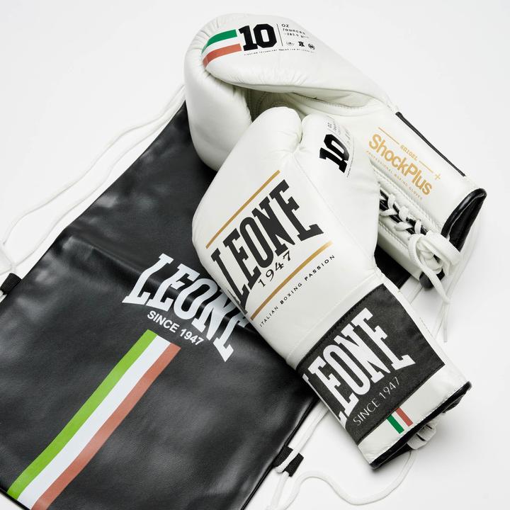 Immagine prodotto Leone Guantoni da boxe Shock Plus GN102L Bianco (8 OZ)
