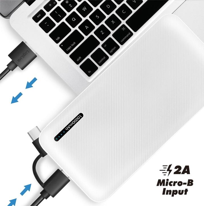 Actual product image LogiLink Auxiliary battery (10000 mAh, 10 W, 37 Wh)