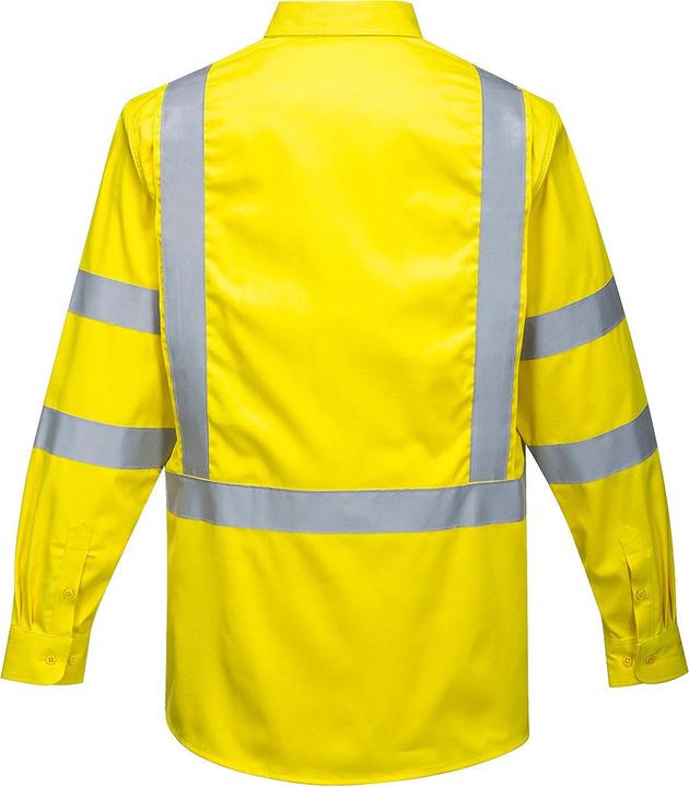 Produktbild Portwest Mens Bizflame Hi-Vis Flame Resistant Shirt (XL)