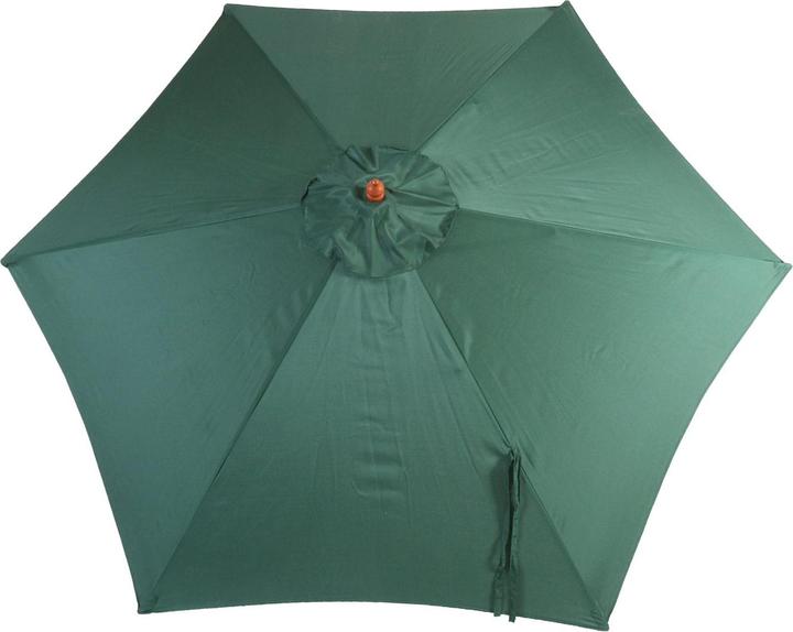 Actual product image Swisshandel24 Parasol Florida, garden umbrella market umbrella, Ø 3m polyester/wood - olive green (3 m)