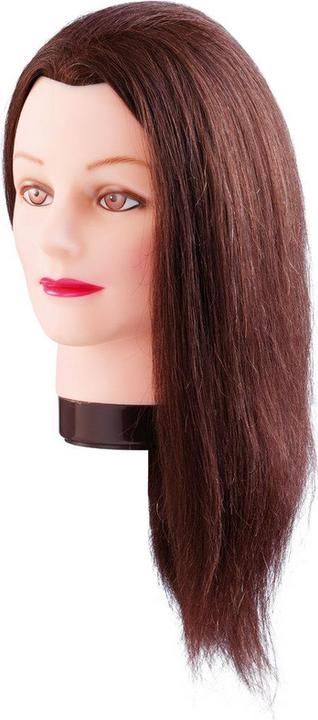 Actual product image Comair Head Emma 40cm brown human hair