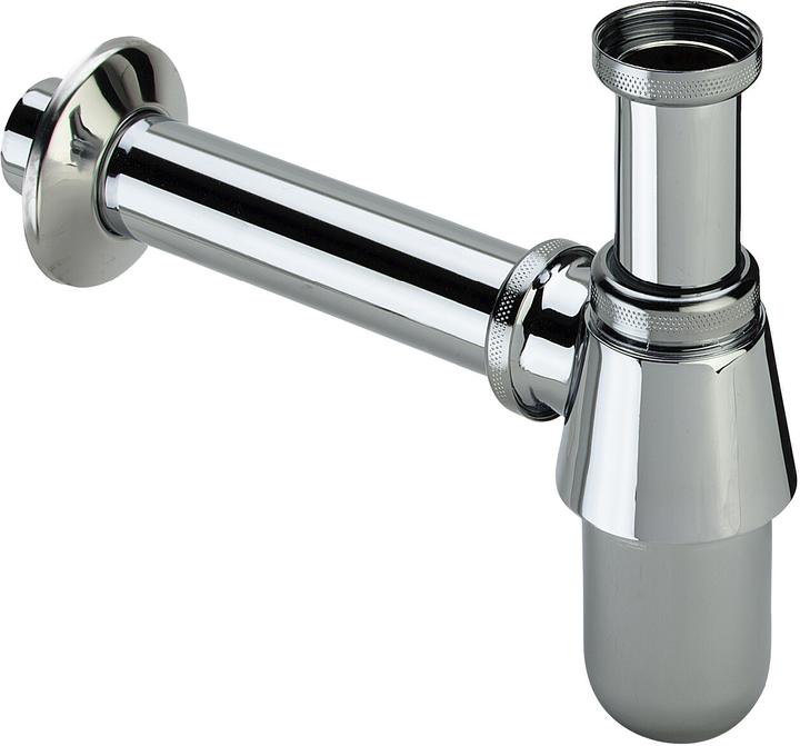 Immagine prodotto Viega Trappola per odori a bottiglia 5753 G 1 1/4x32mm, ottone, cromato (Connettore sifone, 1 1/4")