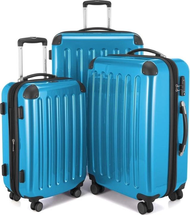 Produktbild Hauptstadtkoffer Alex - Kofferset TSA Cyanblau, S/M/L (119 l, Handgepäck (bis 50l), M (50 - 90l), L (90 - 115l))