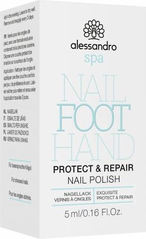 Actual product image Alessandro Spa - Foot Protect & Repair Nail Polish (Transparent, Colour paint)
