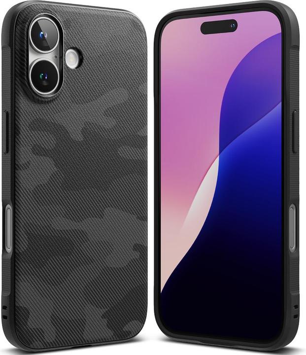 Immagine prodotto Ringke - Onyx Design - iPhone 16 - Camo Black (Apple iPhone 16)