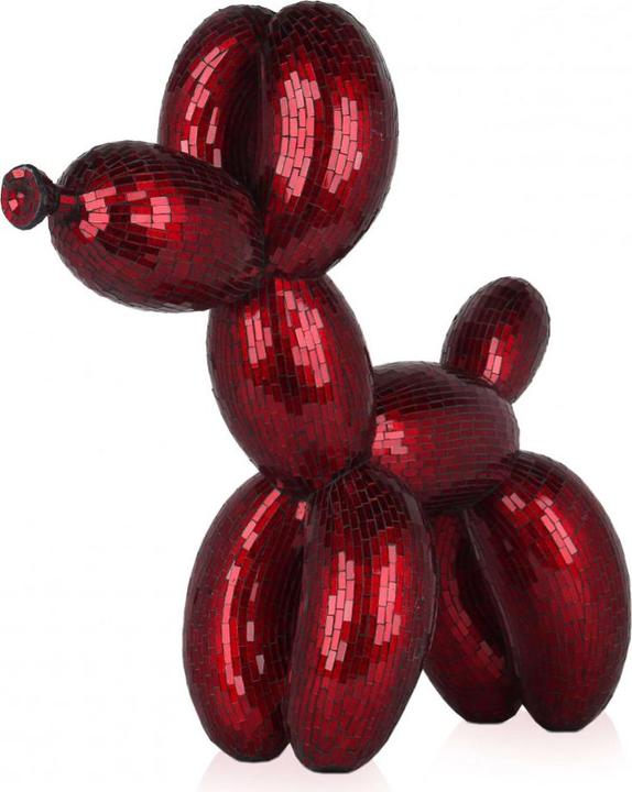 Sculpture design Chien ballon - Rouge