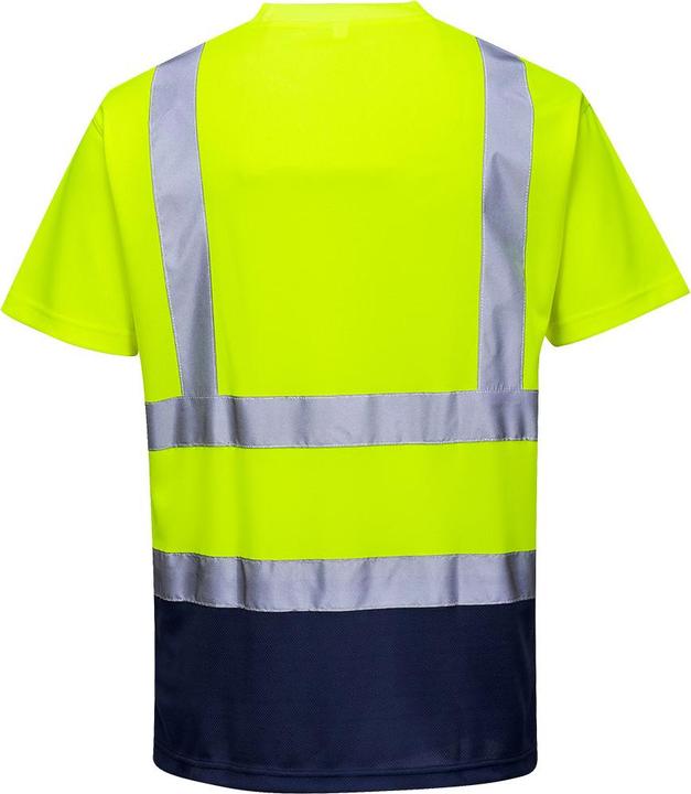 Actual product image Portwest Mens Contrast High-Vis Short-Sleeved T-Shirt (XL)