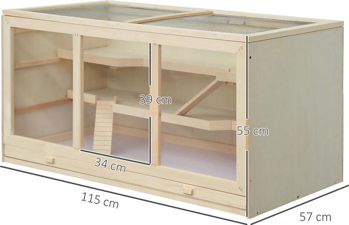 Image du produit PawHut Cage pour rongeurs