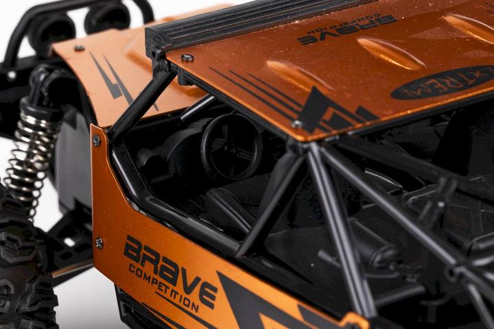 Produktbild Tec-Toy Brave R/C 1:12 2,4GHz 7,4V 500mAh Li-Ion - orange (471261)