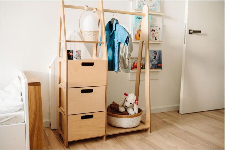 Immagine prodotto Duck Woodworks Armadio per bambini con cassetti