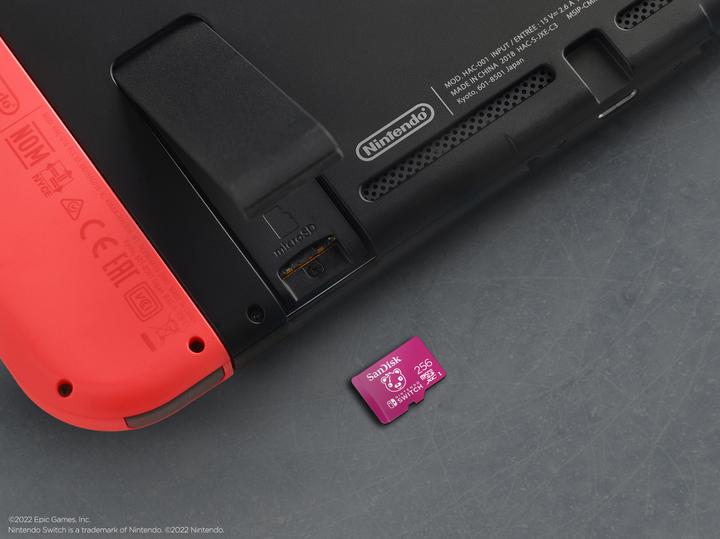 Immagine prodotto SanDisk Nintendo Switch Card Fortnite Edition (256 GB, microSDXC, U3, UHS-I)