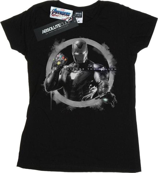 Avengers Endgame Iron Man Nano Gauntlet TShirt aus Baumwolle