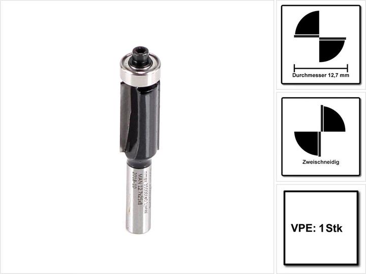 Immagine prodotto Bosch Professional Zubehör Taglierina a filo in laminato, 8 mm, D1 12,7 mm, L 25,4 mm, G 68 mm