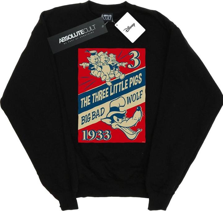 Produktbild Disney Three Little Pigs And The Big Bad Wolf Sweatshirt (M)