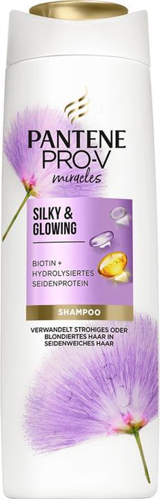 Pantene Pro-V Miracles Silky & Glowing Shampoo (250 ml, Flüssiges Shampoo)