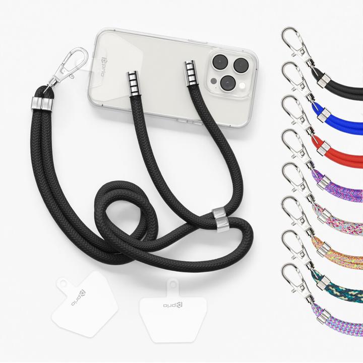prio Universal Phone Lanyard 0.7m black