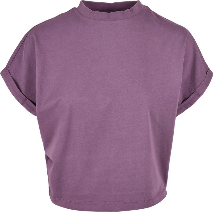 Urban Classics Ladies Short Pigment Dye Cut On Sleeve Tee