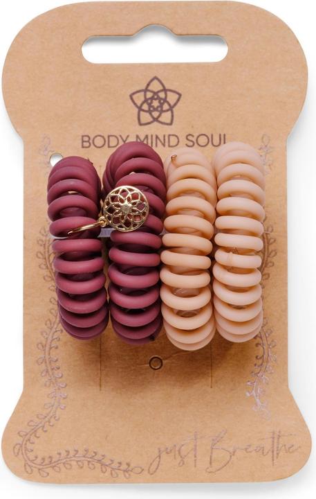 Image du produit Body Mind Soul Chouchou Twister Elastic mat 4 pièces (Élastiques à cheveux)
