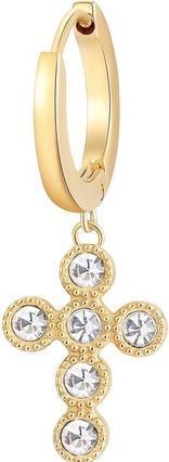 Actual product image Brosway Gold-plated single earrings Cross Chakra BHKE019 (L)
