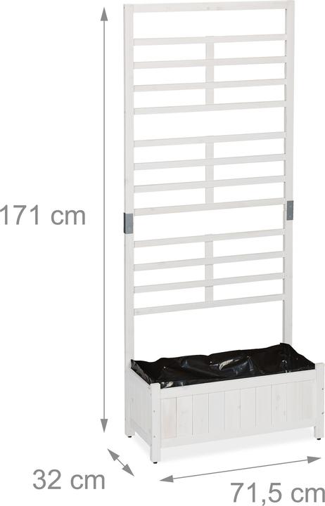 Actual product image Relaxdays Planter Box Trellis Wall (71.50 cm)