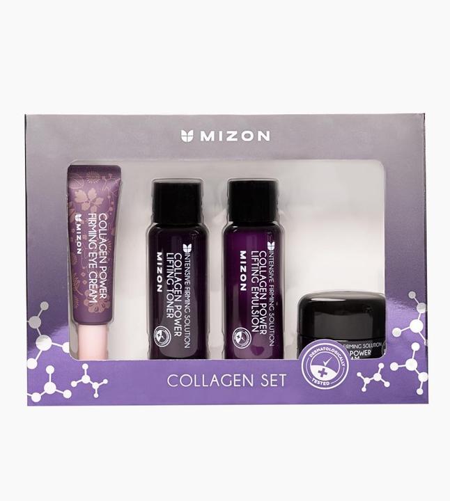 Actual product image Mizon Collagen miniature set of four